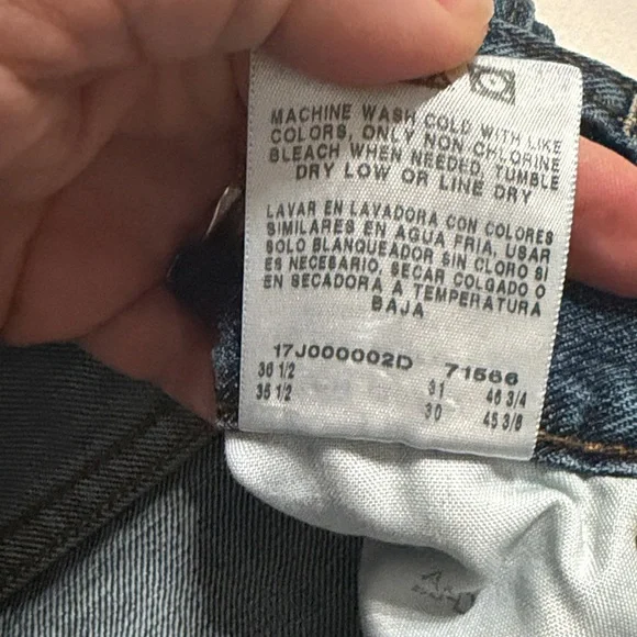 Lee Men's Classic Indigo Loose Fit Jeans 34x30 - Picture 7 of 7